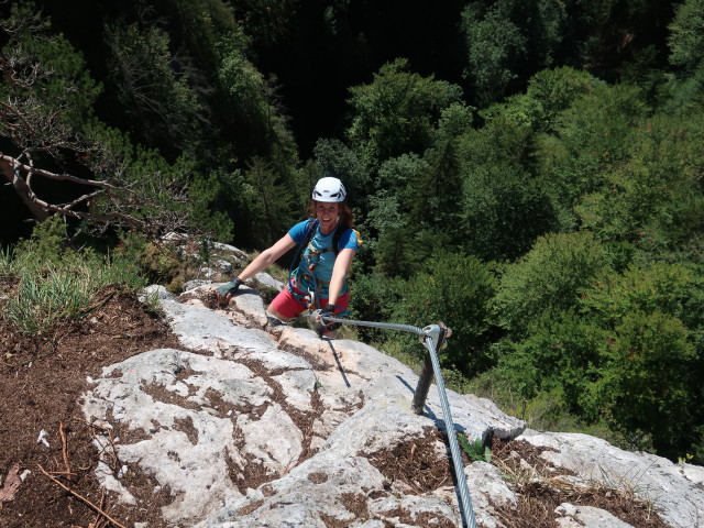 Falkenstein-Klettersteig: Romana