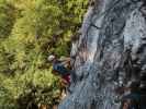 Falkenstein-Klettersteig: Stefan und Romana in der schwierigen Variante