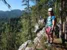 Falkenstein-Klettersteig: Romana im Ausstieg