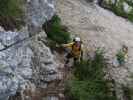 Walter-Mory-Klettersteig: David im Einstieg