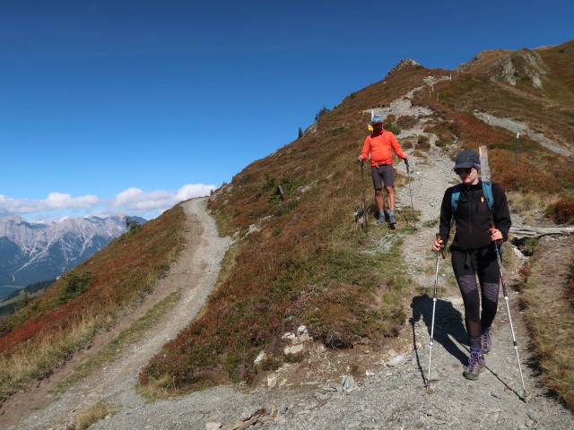 Georg und Sarah zwischen Hundstein und Sch&ouml;nwieskopf