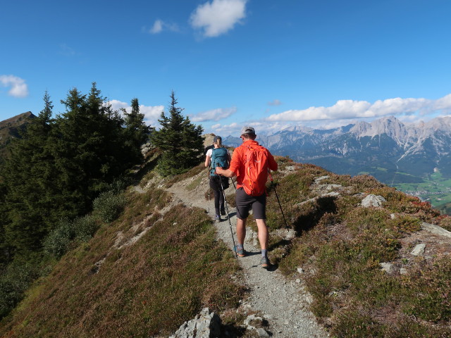 Sarah und Georg zwischen Hundstein und Sch&ouml;nwieskopf