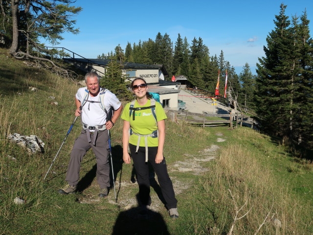Erich und Sabine bei der Polleresh&uuml;tte