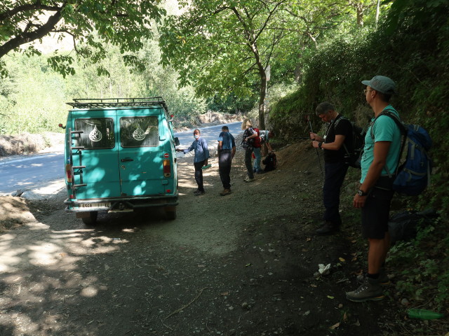 ?, Abdeslam, Petra, Andreas, Lars und Hans-J&ouml;rg zwischen Mizane und Matate (26. Sep.)