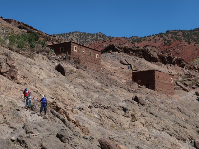 Andreas, Petra und Lars in Ait Aissa (27. Sep.)