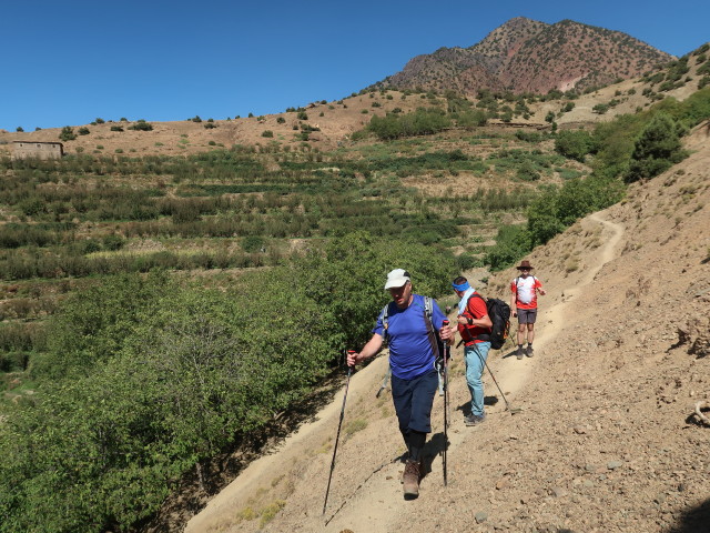 Lars, Andreas und Ronald zwischen Tizi Oussem und Azib Tamsoult (27. Sep.)