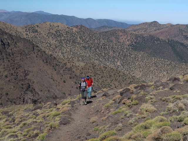 Petra und Andreas zwischen Azib n'Tzikert und Aguelzim (28. Sep.)