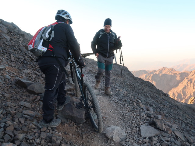 Lars zwischen Tizi n'Toubkal und Jbel Toubkal (29. Sep.)