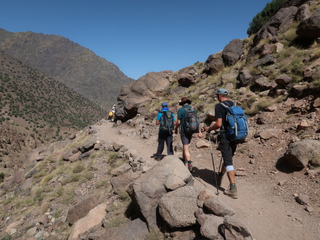 Abdeslam, Ronald und Hans-J&ouml;rg zwischen Sidi Chamharouch und Around (30. Sep.)