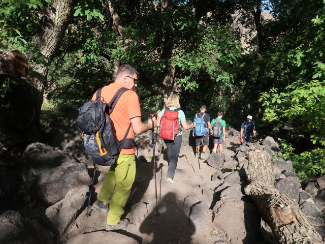 Andreas, Petra, Hans-J&ouml;rg, Ronald und Abdeslam zwischen Around und Imlil (1. Okt.)