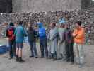 Abdeslam, Ronald, ?, ?, ? und ? beim Rifuge Toubkal Les Mouflons (30. Sep.)