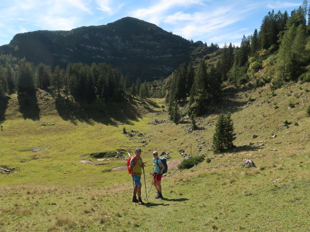 Georg und Sarah auf der Brombergalm, 1.430 m