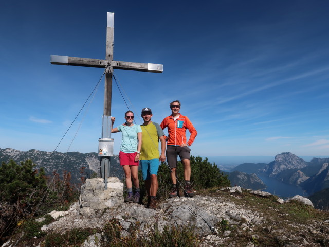 Sarah, Georg und ich am Petergupf, 1.646 m