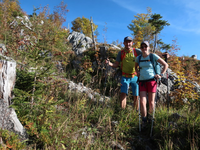 Georg und Sarah zwischen Kotalm und M&ouml;selwiesen