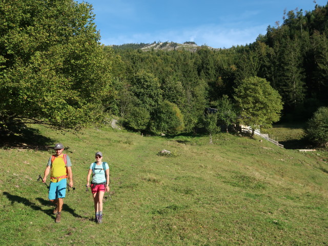 Georg und Sarah auf der M&ouml;selwiesen