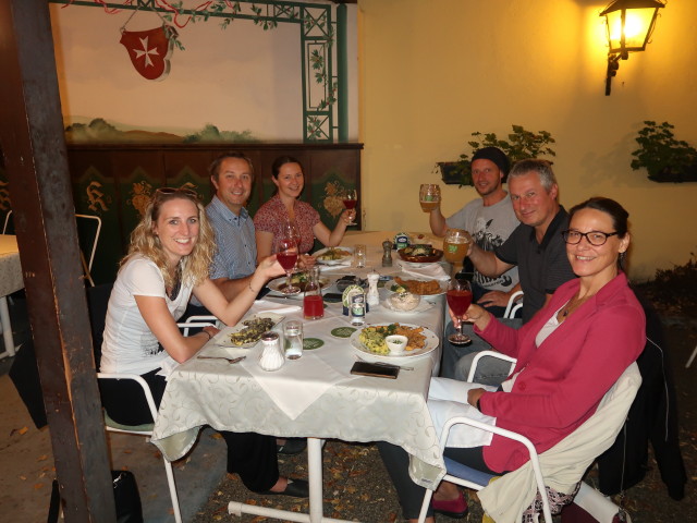 Sabrina, ich, Sabine, Jörg, Erich und Iris im Waldviertlerhof