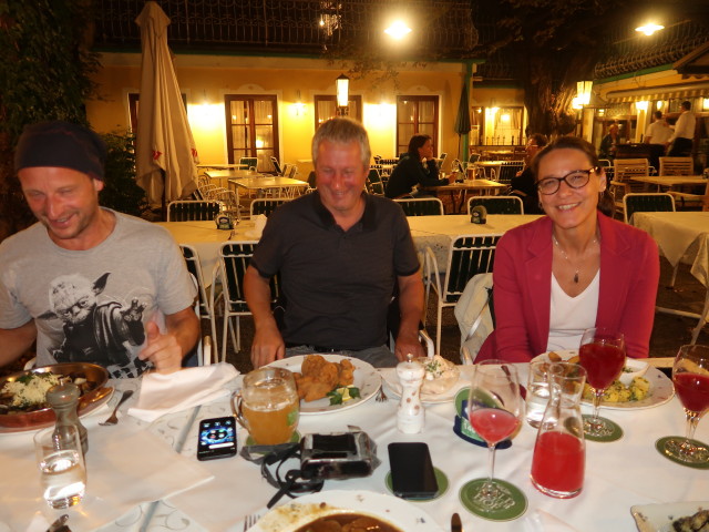 J&ouml;rg, Erich und Iris im Waldviertlerhof