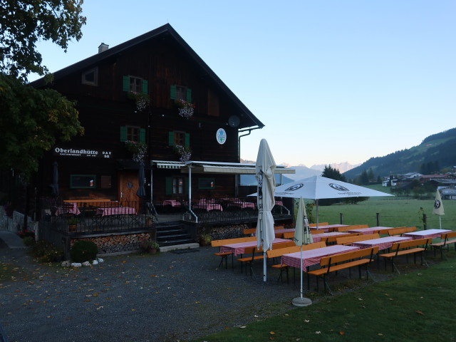 Oberlandh&uuml;tte, 1.014 m (9. Okt.)