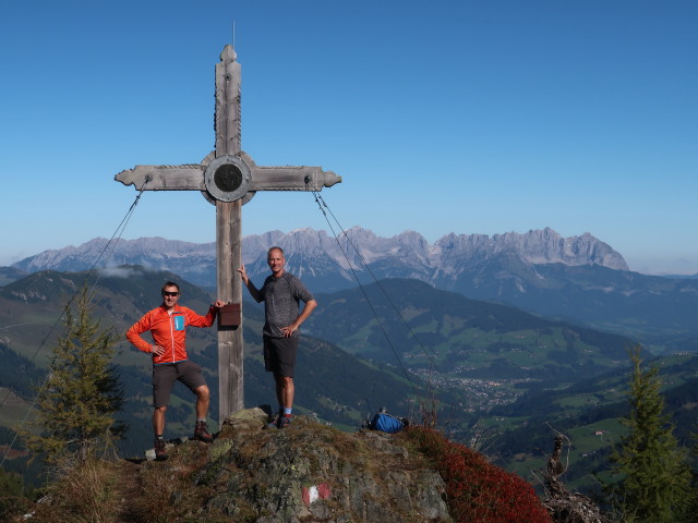 Ich und Frank auf den Spie&szlig;n&auml;geln, 1.880 m (9. Okt.)