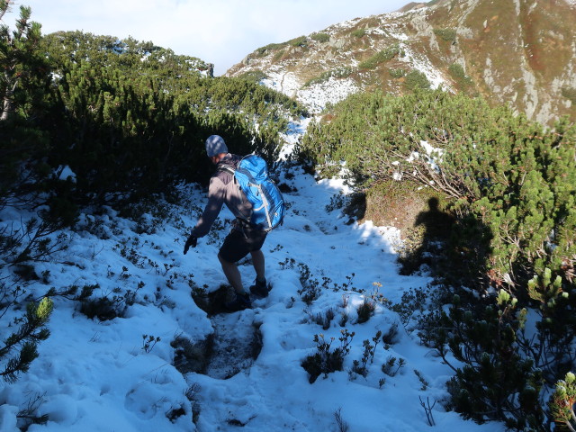 Frank zwischen Gerstinger Joch und Hintenkarscharte (10. Okt.)