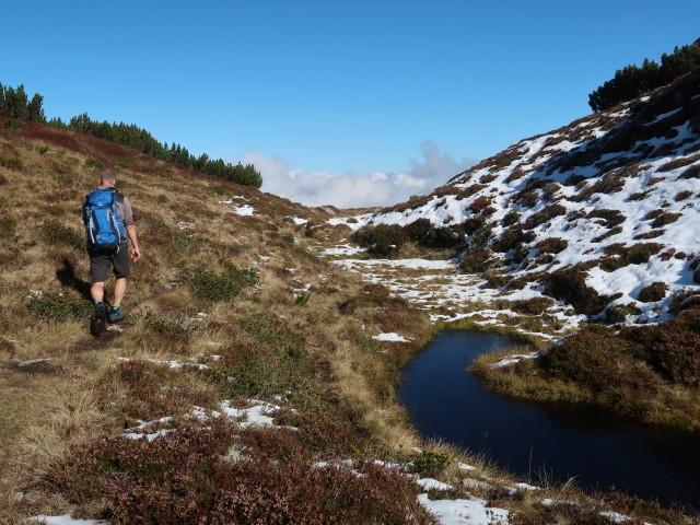 Frank zwischen Gerstinger Joch und Hintenkarscharte (10. Okt.)