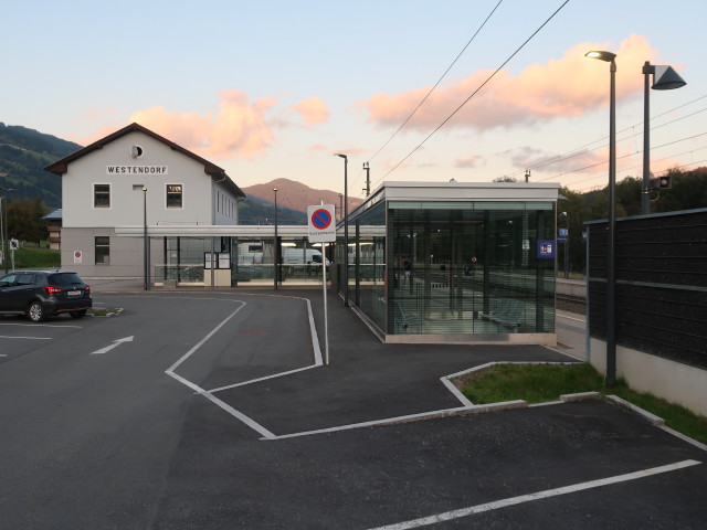 Bahnhof Westendorf, 762 m (10. Okt.)