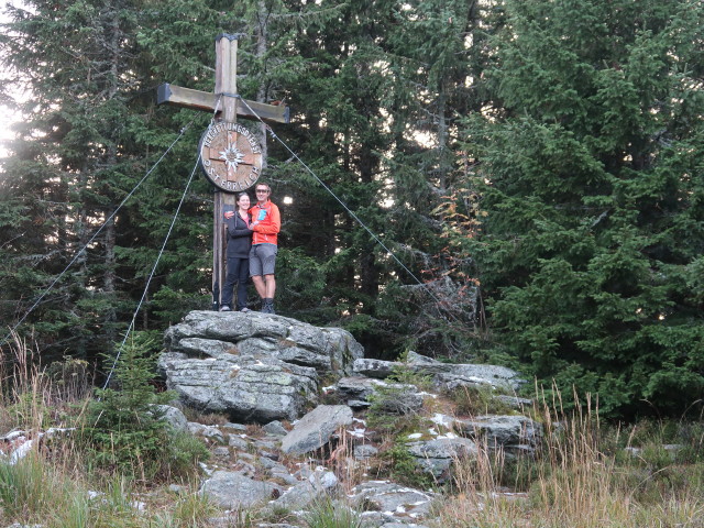 Sabine und ich am Kampstein, 1.467 m