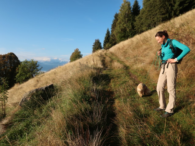 Larissa bei der Jagdhütte Hütter, 1.025 m