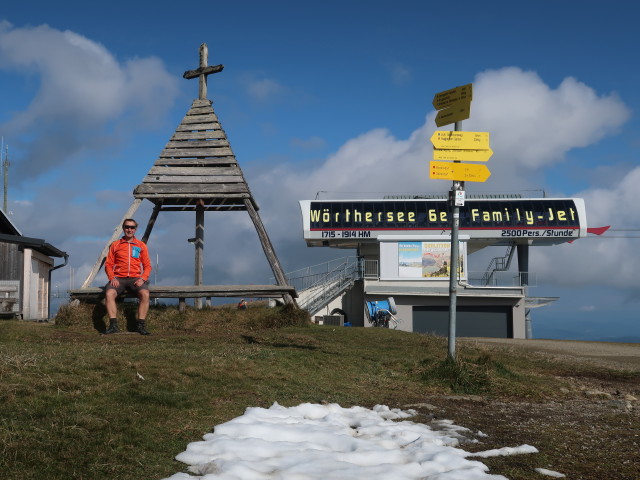 Ich auf der Gerlitzen, 1.909 m