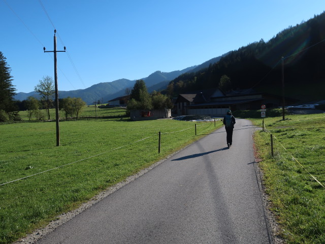 Sabine im Lamingtal beim Moser