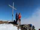 Sabine und ich auf der Messnerin, 1.835 m