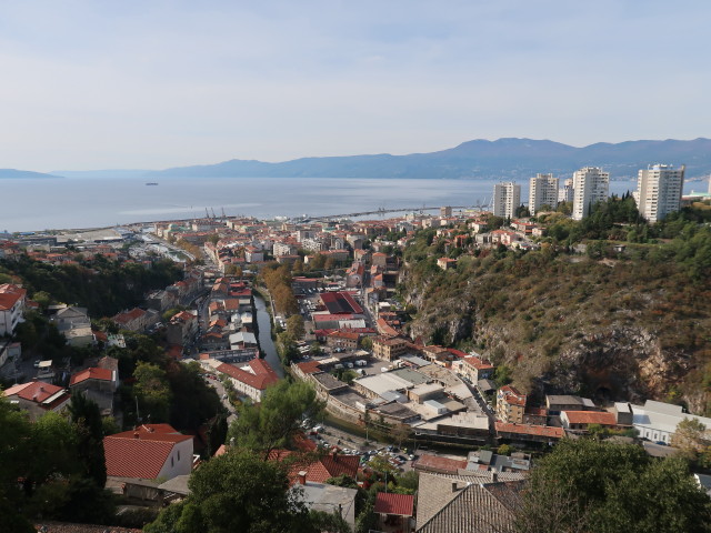 Rijeka vom Trsatski kastel aus (25. Okt.)