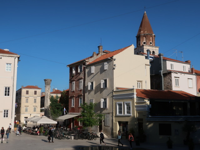 Trg Petra Zoranica in Zadar (28. Okt.)