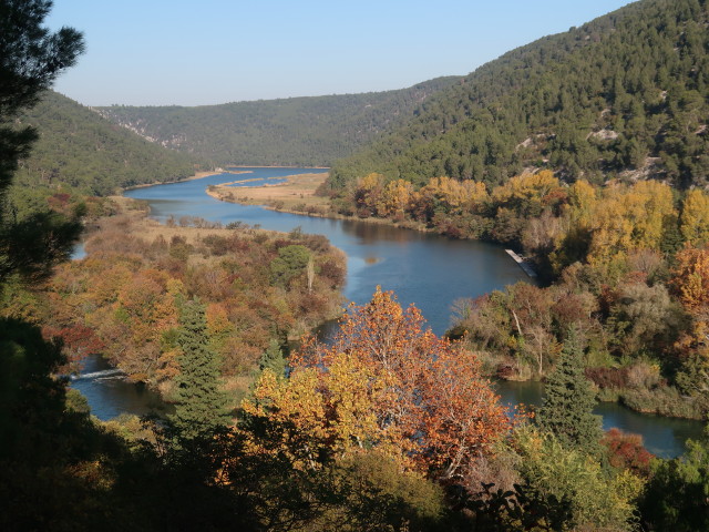 Krka im Nacionalni park Krka (29. Okt.)