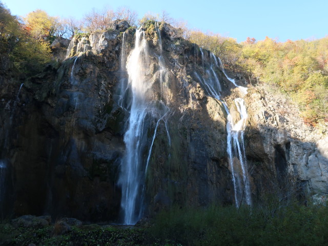 Veleki slap im Nacionalni park Plitvicka jezera (30. Okt.)