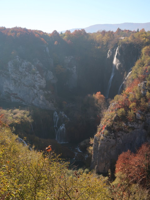 Veleki slap im Nacionalni park Plitvicka jezera (30. Okt.)