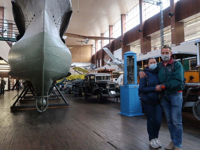 Sabine und ich im Tehnicki muzej Nikola Tesla in Zagreb (31. Okt.)