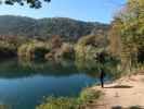 Sabine beim Skradinski buk im Nacionalni park Krka (29. Okt.)