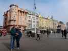 Ich und Sabine am Trg bana Josipa Jelacica in Zagreb (31. Okt.)