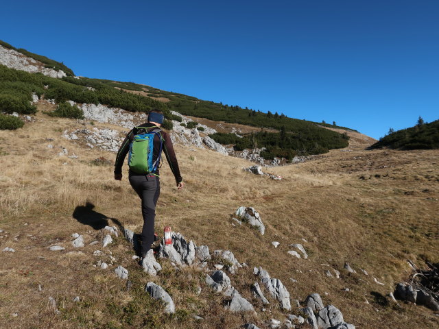 Christian zwischen Knopperwiese und Michlbauerhütte