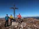 Ronald, Christian und ich am Windberg, 1.903 m