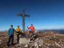 Ronald, Christian und ich am Windberg, 1.903 m