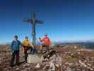 Ronald, Christian und ich am Windberg, 1.903 m