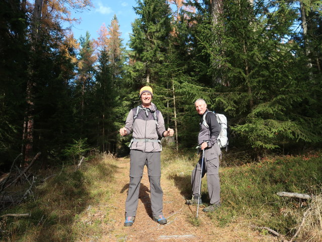 Frank und Erich am Berglasteig zwischen Moderalm und Hoferalm