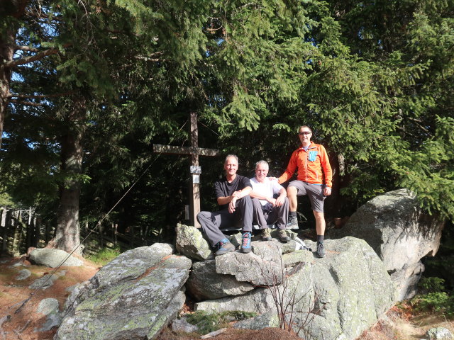 Frank, Erich und ich am Kraubatheck, 1.475 m