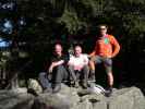 Frank, Erich und ich am Kraubatheck, 1.475 m