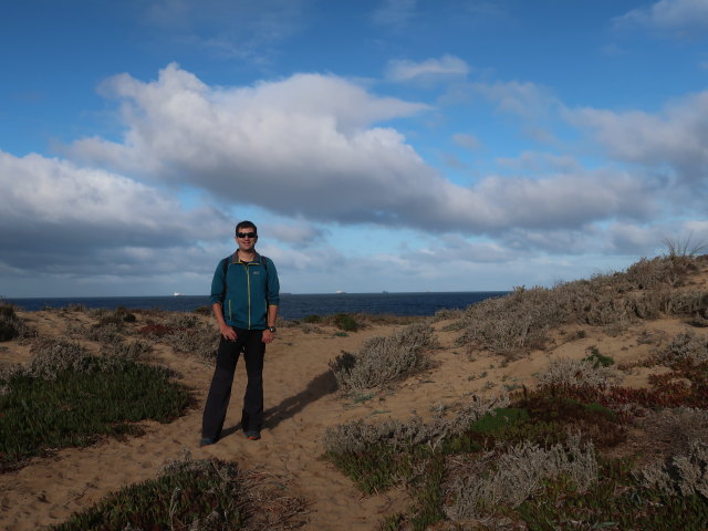 Ronald auf der Rota Vicentina zwischen Praia da Engardaceira und Praia do Sissal (27. Nov.)