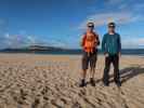 Ich und Ronald am Praia da Ilha do Pessegueiro (27. Nov.)