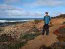 Ronald auf der Rota Vicentina zwischen Forte de Nossa Senhora da Queimada und Praia do Queimado (27. Nov.)