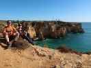 Ich und Ronald beim Praia do Barranco do Martinho (28. Nov.)